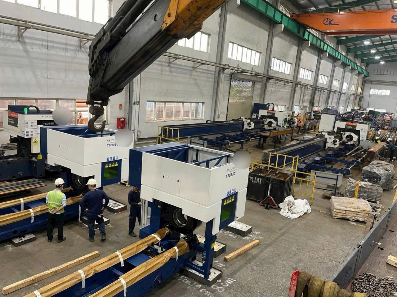 Nhà máy sử dụng 8 máy cắt laser ống của Hans Laser Tại Việt Nam