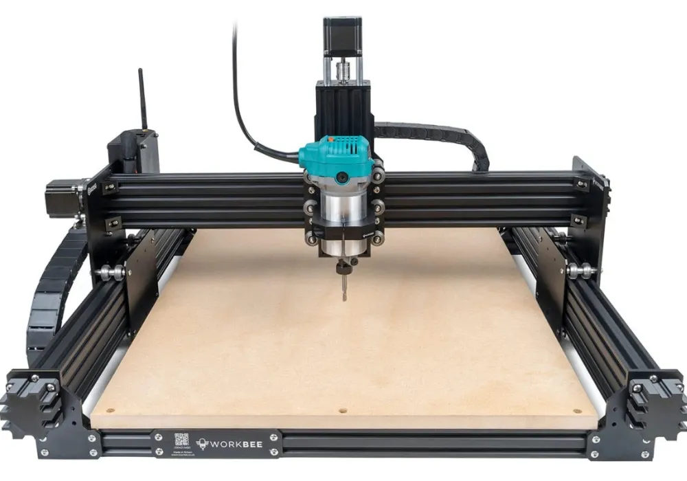 Máy khắc CNC gỗ trang bị trục chính mạnh mẽ, phù hợp cắt, khắc và phay gỗ