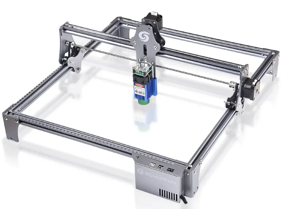 Khung máy khắc laser CNC với kết cấu kim loại cứng cáp