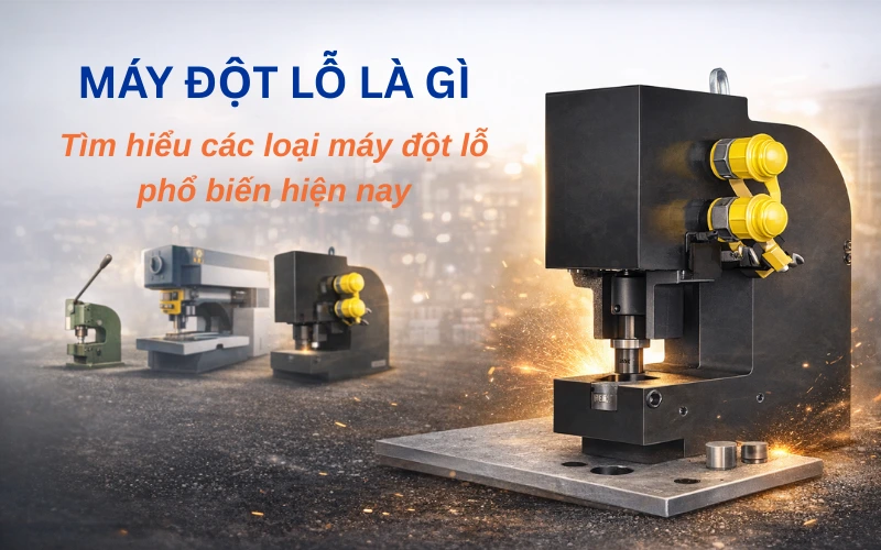 Cùng tìm hiểu các loại máy đột lỗ thủy lực hiện nay 