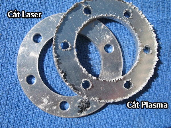 So sánh cắt laser và cắt plasma So sánh cắt laser và cắt plasma